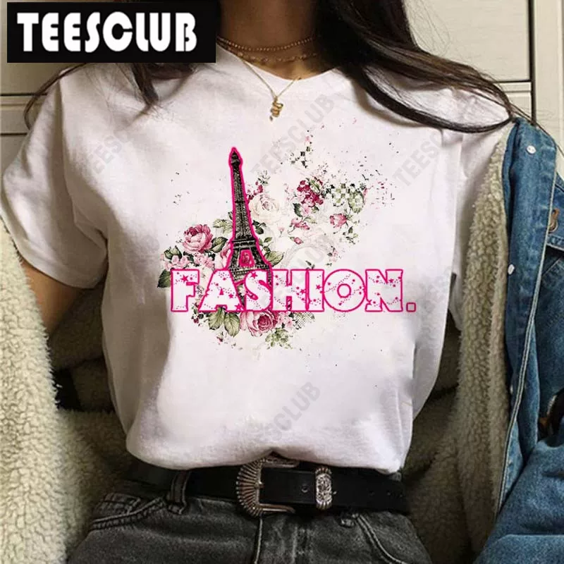 [Vogue Lip T Shirt Женская футболка с ярким принтом губ]