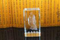 Chinese-style home bookhouse Ornament Pendulum crystal Laozi Confucius figure statue sent student exam to send teacher gifts