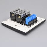 Black 2 Fiber Optical Fiber 4 -тип шести -тип сетевой панель 86 Тип четыре -дигита компьютерный сетевой кабель плюс двойной порт SC Light Pupa Socket