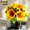 Nordic ins wind simulation flower set Dining table dining room floral glass vase Overall living room ornaments desktop flowers