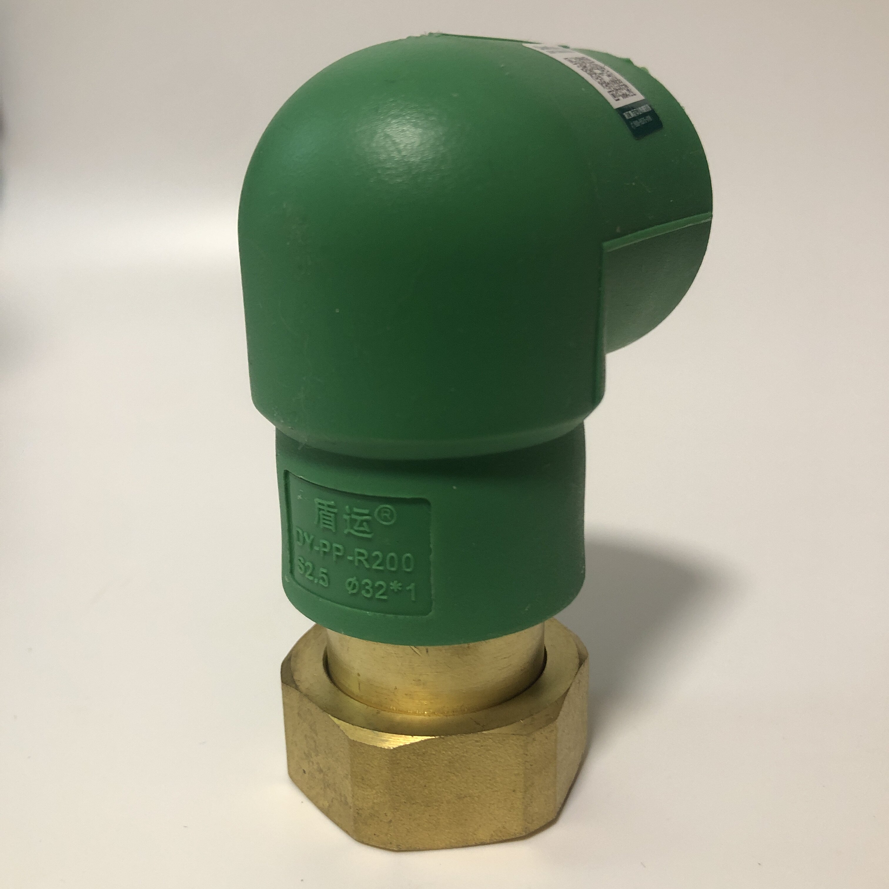 Shield transport ppr6 points 1 inch hot melt PPR copper 6 Sub-lived direct copper live elbow copper alive shield to live