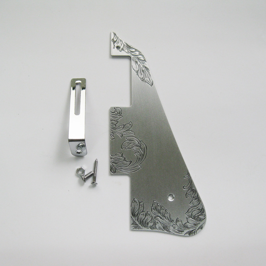 Classical Large Leaf Roll Grass Pattern Bright Side Handmade Personality Guard Board Gibson Epiphone LP Protection Board-Taobao