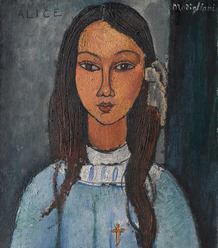 T181 (Italy) Modi Riani Amedeo Modigliani Oil Painting material Electronic Tuku