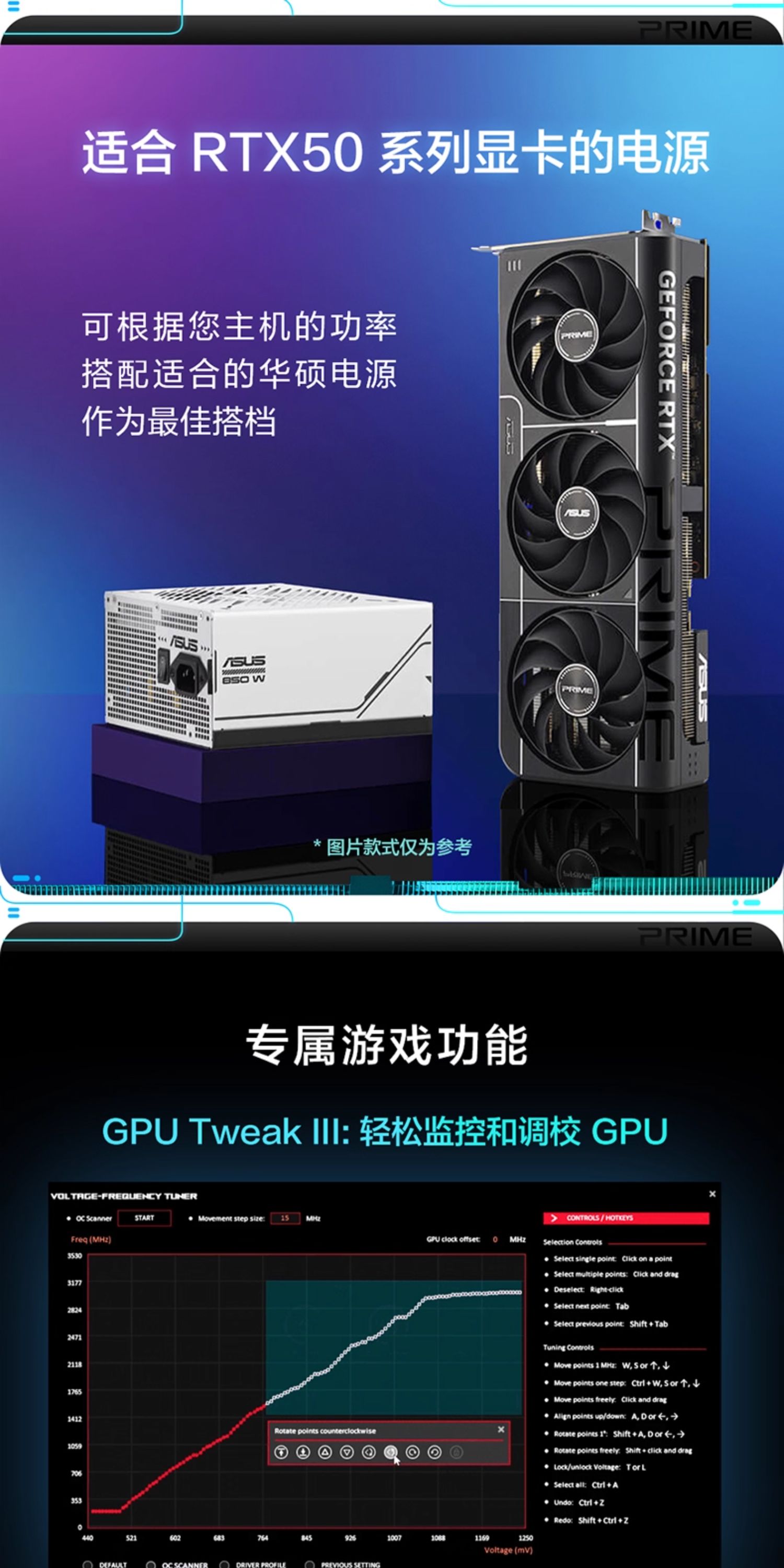 Asus/华硕TUF电竞RTX 5070游戏12G显存显卡 支持2K显示器插图11