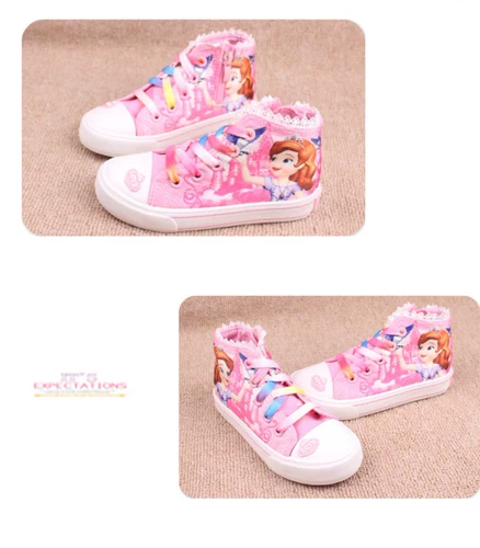 Тканевая мультяшная обувь для принцессы, 3D, прямые продажи с завода