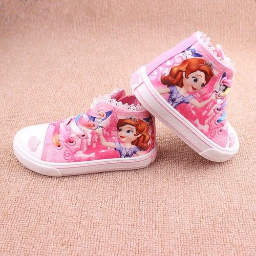 Тканевая мультяшная обувь для принцессы, 3D, прямые продажи с завода
