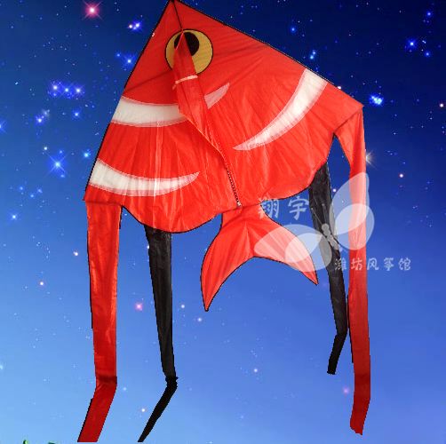 Xiangyu kite Weifang Yanyu angelfish big red 210*360 multi-color full hundred