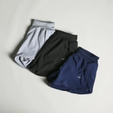 Спортивные шорты, летние штаны, быстросохнущий комбинезон для спортзала, защитное белье, свободный крой, для бега, высокая талия