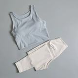 Спортивный бюстгальтер, нижнее белье, летний комплект, жилет для спортзала, бюстгалтер, противоударная одежда для йоги, для бега, красивая спина