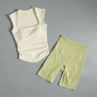 Ivory White+Avocado Green