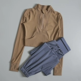 Быстросохнущий спортивный костюм для спортзала, дорожная модная дышащая элитная одежда для йоги, для бега