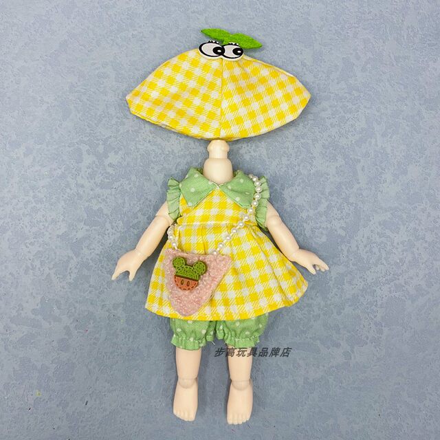 8 ນາທີ 12 ນາທີ ob11 baby clothes bjd cute set 16-17 cm doll dress up skirt YMY-gsc baby clothes