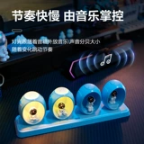 Космический индукционный музыкальный ритм-фонарь, космонавт, фигурка, светильник