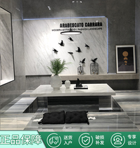 Marco Polo Tiles Real Stone Living Room Floor Tiles Chill Aroma Snowfillager Blue Gold Chauffish White CS9020AS