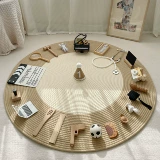 Деревянный брендовый комплект подходит для мужчин и женщин для девочек, ковер, подарок на день рождения