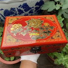 Краски Пинъяо коробки ювелирные изделия деревянные жемчужные коробки ручные рисунки классические подарки середины осени свадебные подарки