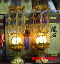 Lotus lantern gilt palace lantern Japanese Lantern Temple for Buddha lamp Buddhist supplies