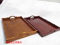 Buddhist Supplies incense tray tray tray Tea tray (good-edge Taiwan teak teak ring true incense tray Large number)