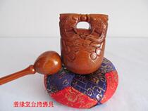 Buddhist Supplies Accessories To Celebrate the Great Chime (The Good Edge Hall Taiwan Teak Wood Fish 2 Inches) The Dinner Clock