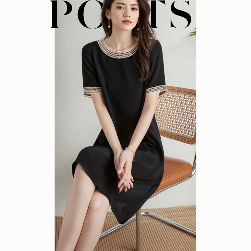 International First-Line Big-Name Silk Little Black Dress Heavy Mulberry Silk Dress 2025 Summer Women's Black Skirt for Women International First-Line Big-Name Silk Little Black Dress Heavy Mulberry Silk Dress 2025 Summer Women's Black Skirt for Women