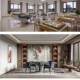 Sketch Master Home Decoration Commercial Space Game Room Mahjong Room Go Room Private Room Entertainment Room Table and Chair Su Model Materials