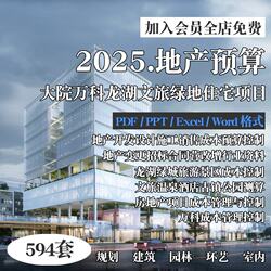 Real Estate Development Cost Sales Budget Management Control Development Investment Estimation Calculation Form Template Information
