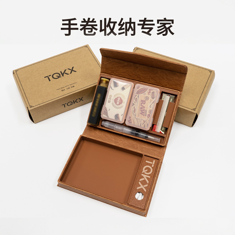 Hand-Rolled Storage Bag, Foldable Storage Box, Hand-Rolled Straw Box, Tqkx Storage Special Bag, Portable Hand-Rolled Bag, Hand-Rolled Box