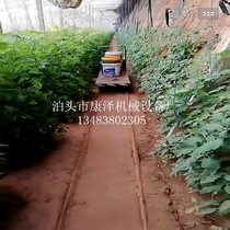 Greenhouse use electric track remote control monorail transporter agricultural transport cart small train pull earth transport manure tool