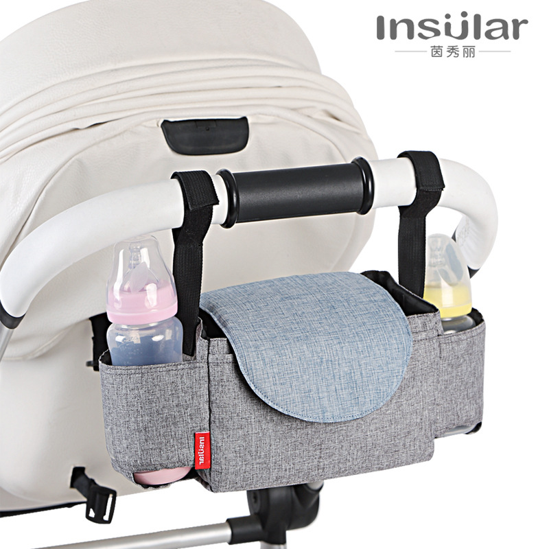 Yinxiu multifunctional stroller hanging bag storage bag baby umbrella car water cup bag trolley hanging bag accessories universal