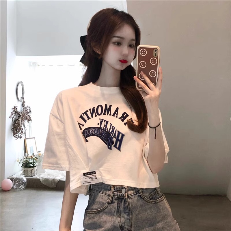 White Short-Sleeve T-Shirt for Women, Summer 2026 New Style, Loose Korean Design, Sweet and Stylish Short Top White Short-Sleeve T-Shirt for Women, Summer 2026 New Style, Loose Korean Design, Sweet and Stylish Short Top