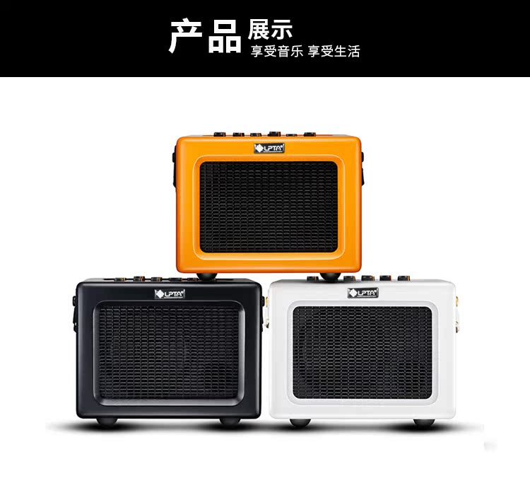 Ukulele Loa Guitar Âm thanh Sạc Ballad Hiệu suất LPTA36W Rubiks Cube 3 Mini - Loa loa loa soundmax a8800