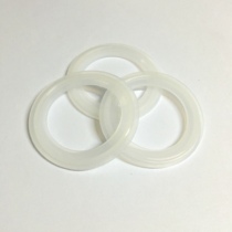 Sanitary clamp gasket stainless steel quick-fitting gasket silicone sealing ring quick-mounting flange silicone gasket joint