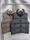 European High-End Puffer down Vest for Women, 2025 Winter New Style, Thickened 95% Down, Zero-Pressure Sleeveless Vest