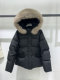 2025 Winter New Style Real Fox Fur Collar down Jacket for Women, Short Hooded Thickened 90% White Duck down Warm Coat