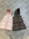 2025 New Style Puff down Vest for Women, Waist-Cinching Drawstring, Thickened and Warm, 90% down Jacket, Sleeveless Vest for Winter