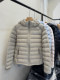 2025 Winter New Style Ribbed down Jacket for Women, Short Korean Version, Fashionable Loose Fit, Hooded, Thickened with 90% White Duck down Coat