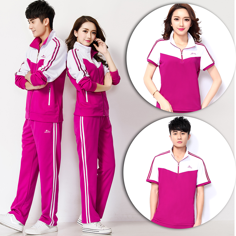 Jinguan dài tay phù hợp với thể thao nữ mùa xuân và mùa thu vuông nhảy mới quần áo thể thao nhóm 2019 hai mảnh ba mảnh - Thể thao sau bộ thu đông adidas nam