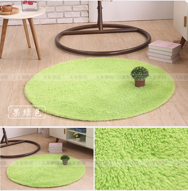 Thể dục Yoga tròn giỏ thảm ghế tổ mây máy tính đệm dễ thương phòng ngủ giường chiếu giường - Thảm thảm lót sàn nhà