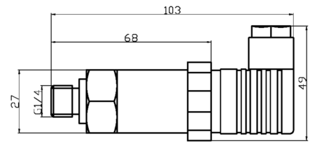 Quality warranty for one year CS-PT1200 Pressure transmitter
