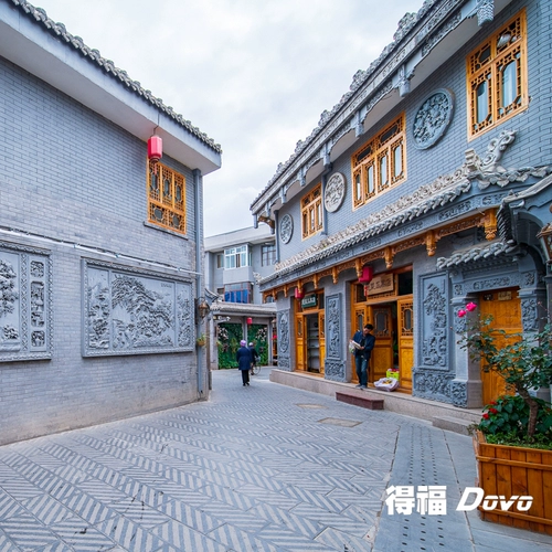 Кирпичная резьба тень стена подвесной чайная чарта китайский двор подвесной фоновый фоновый украшение стены 1,5*3 метра, чтобы построить Фушу