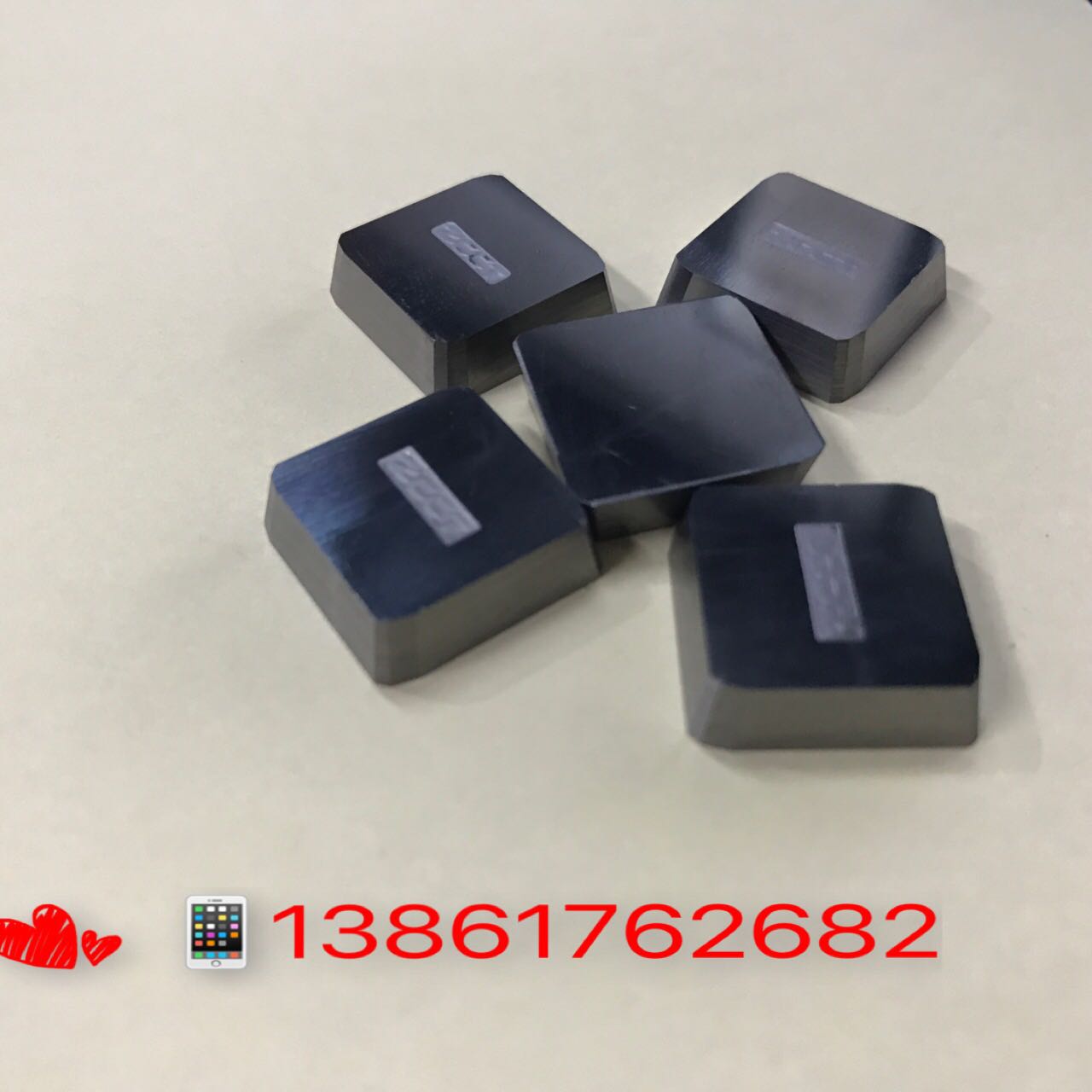 Zhuzhou diamond milling blade YW14160511 carbide square milling blade stainless steel special alloy blade