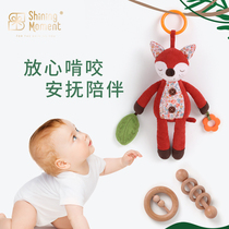 Newborn Toy Gift Box Appeasement Car Hang Fox Paparazzi Can Nibble 0-1-year-old Baby Baby Full Moon Birthday Gift