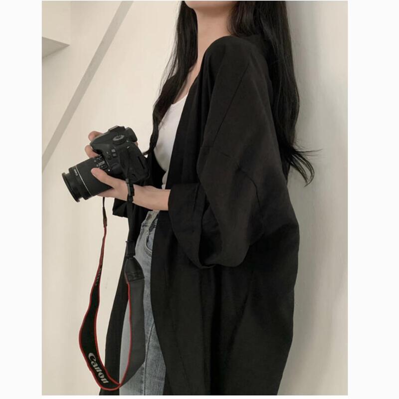 Short-Sleeved Sun Protection Shirt for Women, New Summer Style, Loose, Breathable, Mid-Length, Lazy, Thin Jacket, New Chinese Style Top