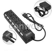 USB2 0 HUB WIRE SPLITTER Laptop Expands Hebao One Drag Seven Tg Converter Hub Power