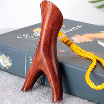 Dragon scale bow Solid wood mahogany leaflet red sandalwood anti-curved flying tiger fork flat rubber band elastic accuracy bullet bow slingshot competition