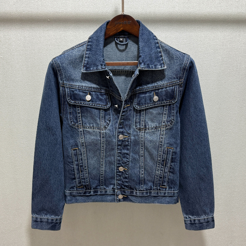 American Retro Washed Heavy-Duty Workwear Denim Jacket for Men 2026 Autumn Trendy Brand Loose Casual Short Jacket American Retro Washed Heavy-Duty Workwear Denim Jacket for Men 2026 Autumn Trendy Brand Loose Casual Short Jacket