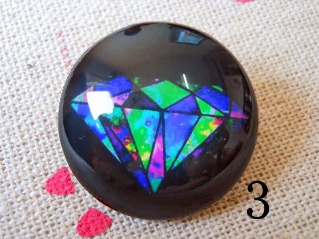 Broche en cristal artificiel - Ref 1180857 Image 8
