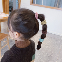 Childrens basic Hairband girl parent-child elastic good tie hair tie combination set hair rope 5