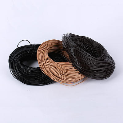 Vegetable-tanned leather cowhide rope, round leather rope, 3mm specification