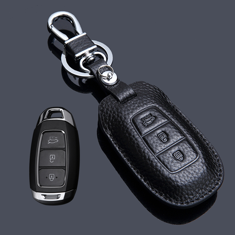 Applicable to Beijing Hyundai 18 ix35 key bag 19 Festa ix35 Yuedong car leather key bag